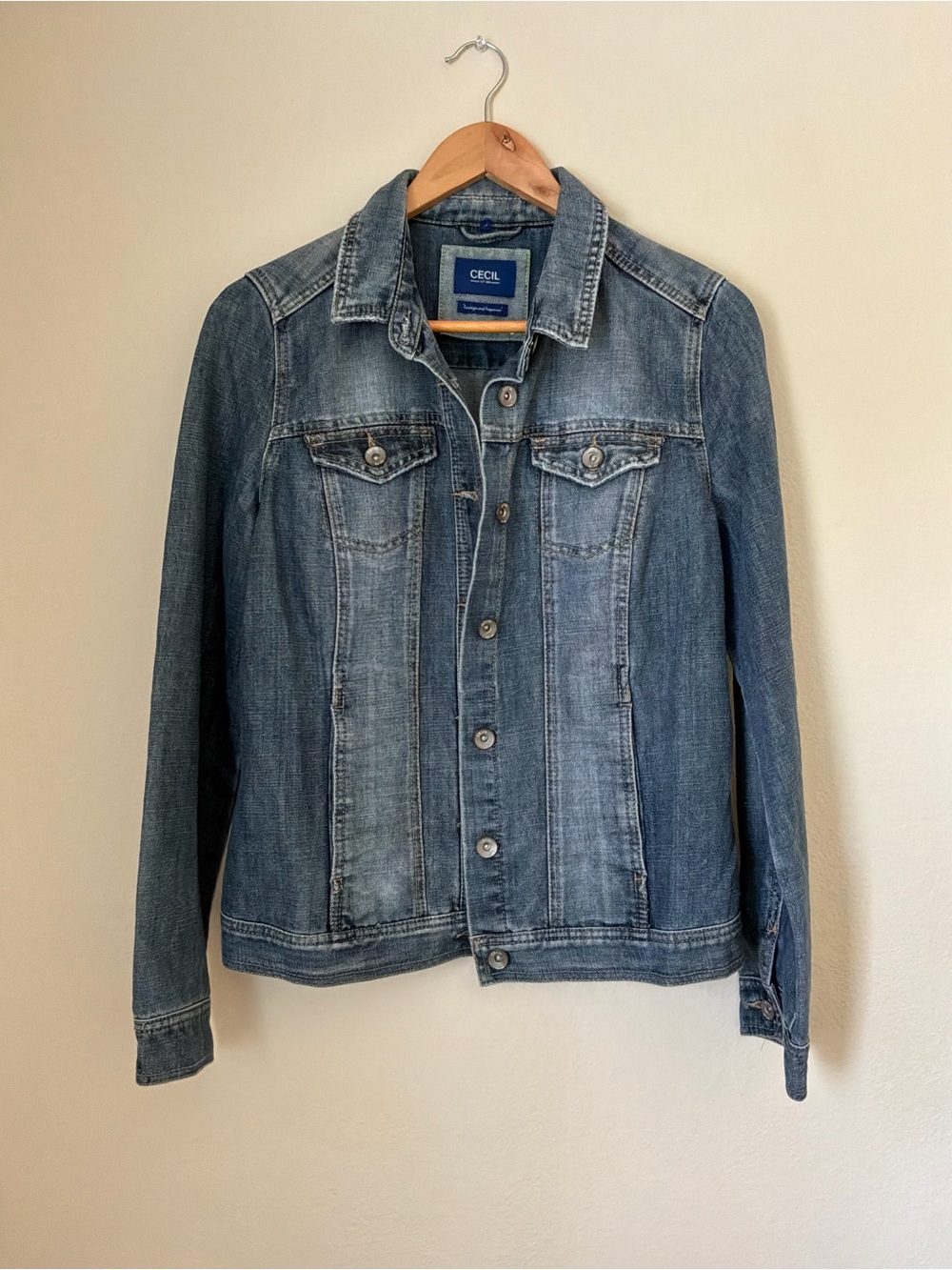 Cecil Women's Blue Denim Jacket